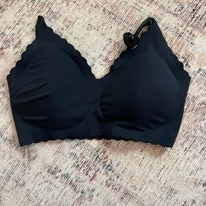 Black Scalloped Edge Bralette